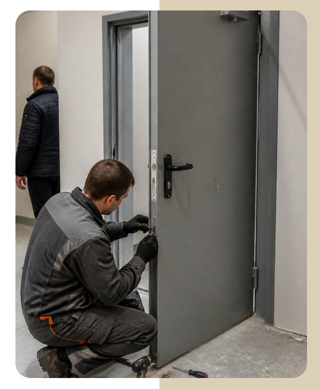 Ремонт противопожарной двери в Медногорске по цене 6612 р. | ДвериЛегко-Мдн
